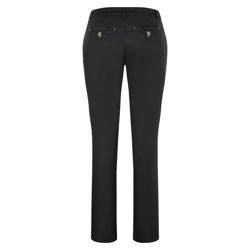 KARLOWSKY | Dames Modern Stretch Chino Broek - Zwart - Maat: 44