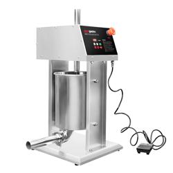 Elektrischer Wurstfüller & Churromaschine - 10 Liter - 90 Watt - Edelstahl - inkl. 4 Wurstfüller- & 3 Churro-Aufsätze