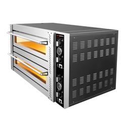Eléctrico Horno de pizza - 6+6x 30 cm (arcilla refractaria completa)