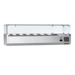 Opzetkoelvitrine ECO - 1600x395mm - 7x GN 1/3