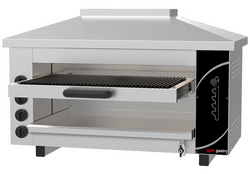 Horno Pita/ Salamander PRO con 4 Quemadores y Baño María - 1.02m | Gratinador | tostadora | parrilla trasera | gasolina | gastronomía