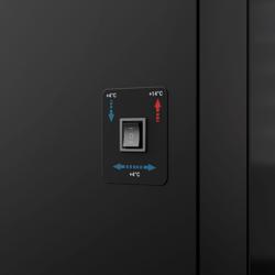 Lednice na víno PREMIUM - nerezová ocel - 1 klimatická zóna - 450 l - max. 128 lahví