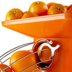 Elektrische Orangenpresse - mit automatischer Fruchtzufuhr & regulierbarem Ablasshahn - Orange