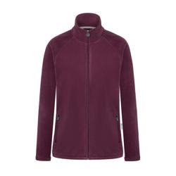 KARLOWSKY | Dames Werkkleding Fleece Jas Warm-Up - Aubergine - maat: M