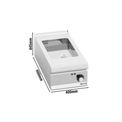 مقلاة طهي كهربائية بحوض ثابت تجارية - 400 mm - 11.5 L - 4.8 kW