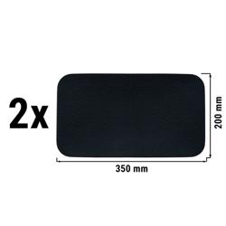 (2 kpl) SELTMANN WEIDEN – Coup-tarjotin - matala kulmikas - 350x200mm – Musta