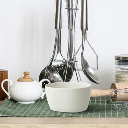 (6 db) Tálka - Lux - porcelán - ovális - 130x110 mm - elefántcsont