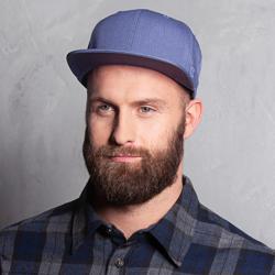(5 stuks) KARLOWSKY | Flat Cap Jeans Style - Vintage Blauw