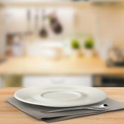 (12 uds) Lux Maastricht - Platillo para taza de café/cappuccino - Ø160mm - Marfil