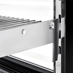 Vetrina refrigerata da banco - 120 litri - 690 mm - rotondo - con 2 ripiani