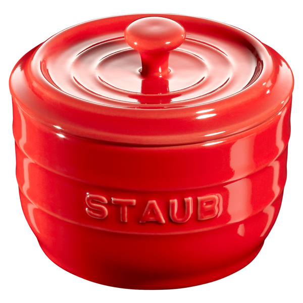 PRAF | CERAMIQUE - butoi de sare - 0,25 litri - ceramica - rosu visiniu 
