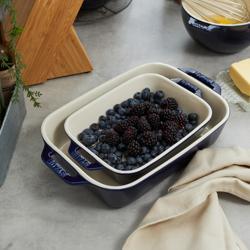 STAUB | CERAMIQUE - Ovenschaal - 340x240mm - Keramiek - Donkerblauw