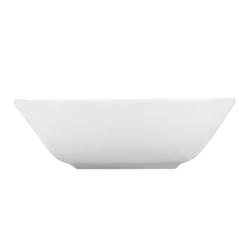 (12 kpl) Jälkiruokakulho - PERA - posliini - 130x130 mm - pinoutuva, konepesunkestävä, mikrouunin kestävä, iskunkestävä reunoista - valkoinen