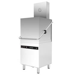 Durchschubspülmaschine - 8,7 kW - mit Wärmerückgewinnung, Reiniger-, Klarspüler- & Laugenpumpe