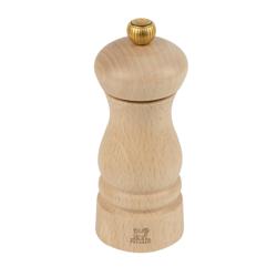 (6 pieces) PEUGEOT | CLERMONT - Pepper mill - natural wood - Height: 130mm
