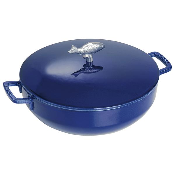 STAUB | SPECIALITIES - Bouillabaisse pot - Ø 280mm - Gietijzer - Donkerblauw
