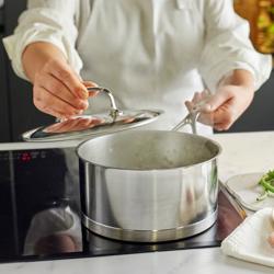 DEMEYERE| Atlantis 7 Saucepan – Ø 18 cm - 18/10 Stainless Steel - Induction Ready