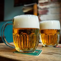 Profesionální Chladicí box na sudy - s vestavným agregátem - 2x50 l sudy - 1100x600 mm - se 2 skleněnými dveřmi