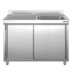 Diskbänksskåp PREMIUM - 1400x700mm - med 1 ho till höger