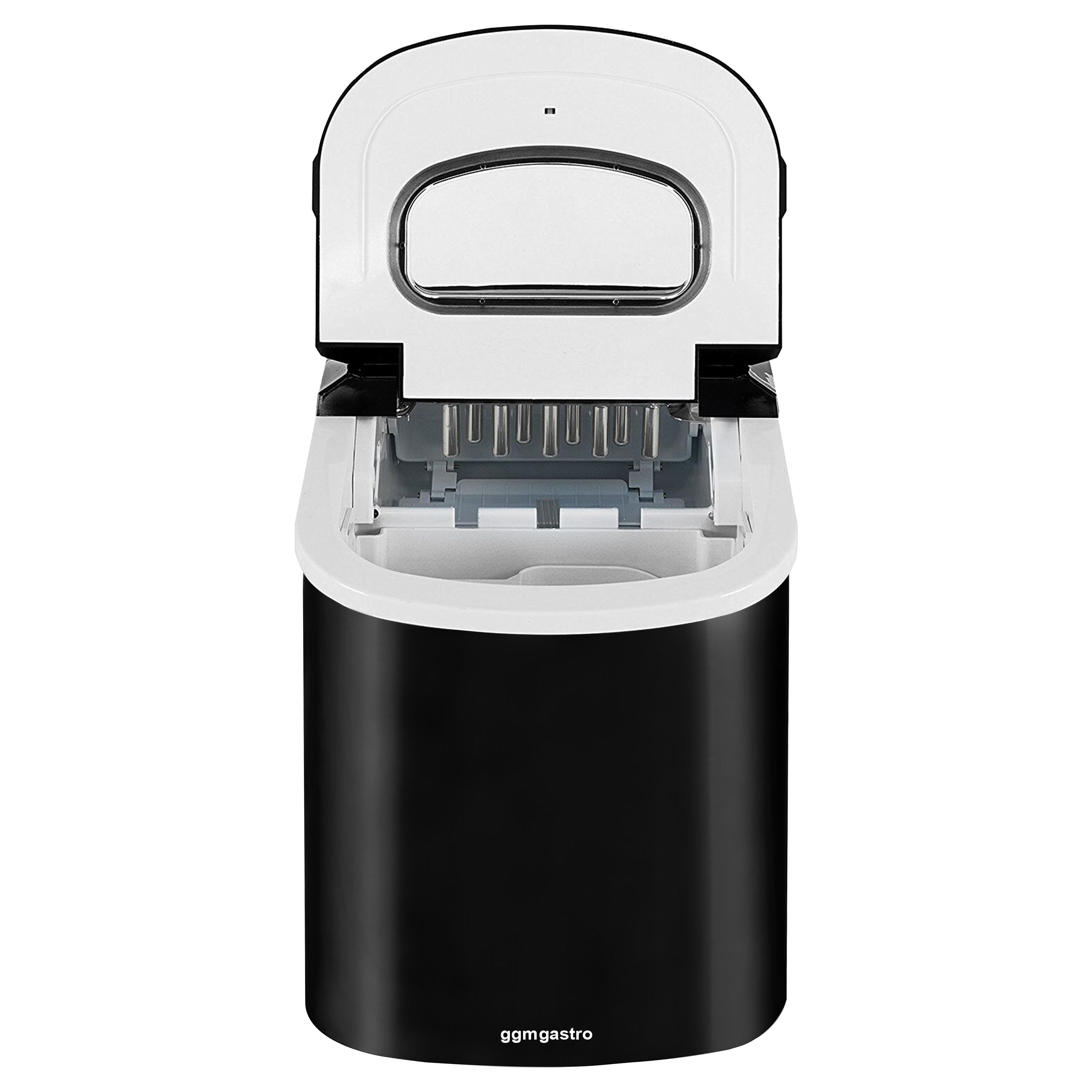 Machine à glaçons - Cylindre creux - 12 kg/24 h - Noir mat