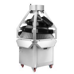 Arrotondatrice per panificazione - per impasti di pizza e pane - 1,50kW - Intervallo di peso: ~100-600g - 1000x1000mm - max 2500 pz/h