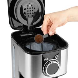 BEEM | Manual Fill Filter Coffee Machine, Thermal Carafe – 1 Litre - 24h Timer - Stainless Steel