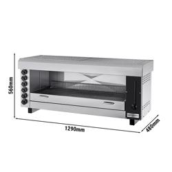 Salamandra a gas / Salamandra PROFESSIONALE - 19,5kW - 6 bruciatori a gas - per pita