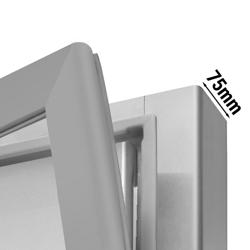 Bakkerij vrieskast RVS PREMIUM - EN 600x800 - 820mm - 609liter - tot -24°C tot -12°C - met 1 deur - geforceerde koeling, LED‑verlichting, slot & automatische ontdooiing