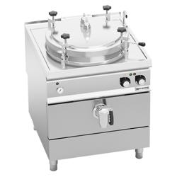 Elektro Druck Kochkessel - 100 Liter - 16 kW - Indirekte Beheizung - mit Wasserzulauf & Ablasshahn