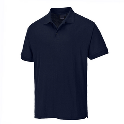 Heren Poloshirt - Donkerblauw - maat: L