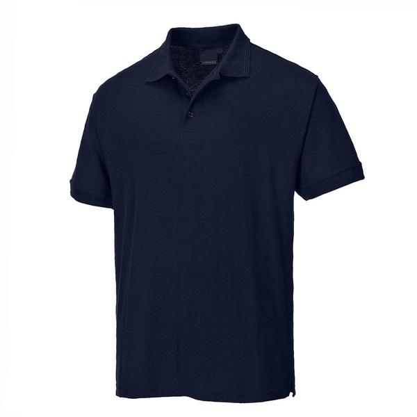 Heren poloshirt - donkerblauw - Maat: XS
