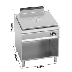 Cucina tuttapiastra a gas - 13 kW