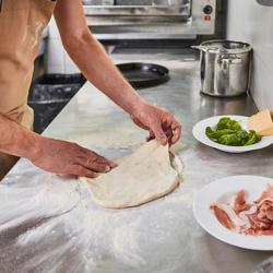 Työpöytä ruostumattomasta teräksestä PREMIUM - 1800x800mm - pohjahyllyllä