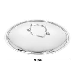 DEMEYERE | Apollo 7 Stainless Steel Lid – Ø 28 cm - Not Dishwasher Safe