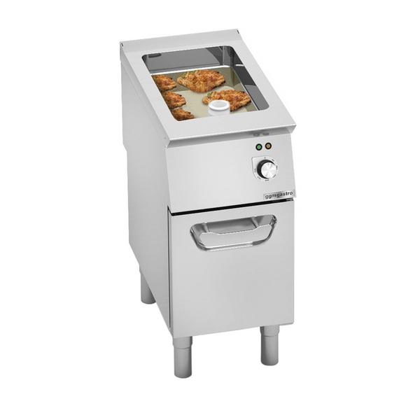 Braisière électrique multifonctions - 4,8kW - 11,5litres - 400mm - 1 fond rainuré fixe