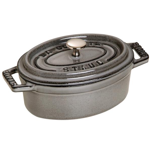 STAUB | LA COCOTTE - طنجرة كوكوت صغيرة - بقطر 110 مم - حديد زهر - رمادي غرافيت