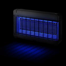 Aparat impotriva insectelor - pentru 300m² - 13 Watt - Negru