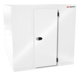 Câmara de congelação - 1200x2100mm - 3,20m³ - incl. Unidade de congelação & Cortina de ripas em PVC