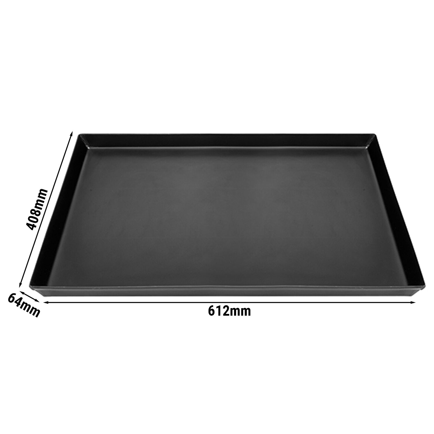 Pizzablech Blaublech 600x400x30mm GGM Gastro