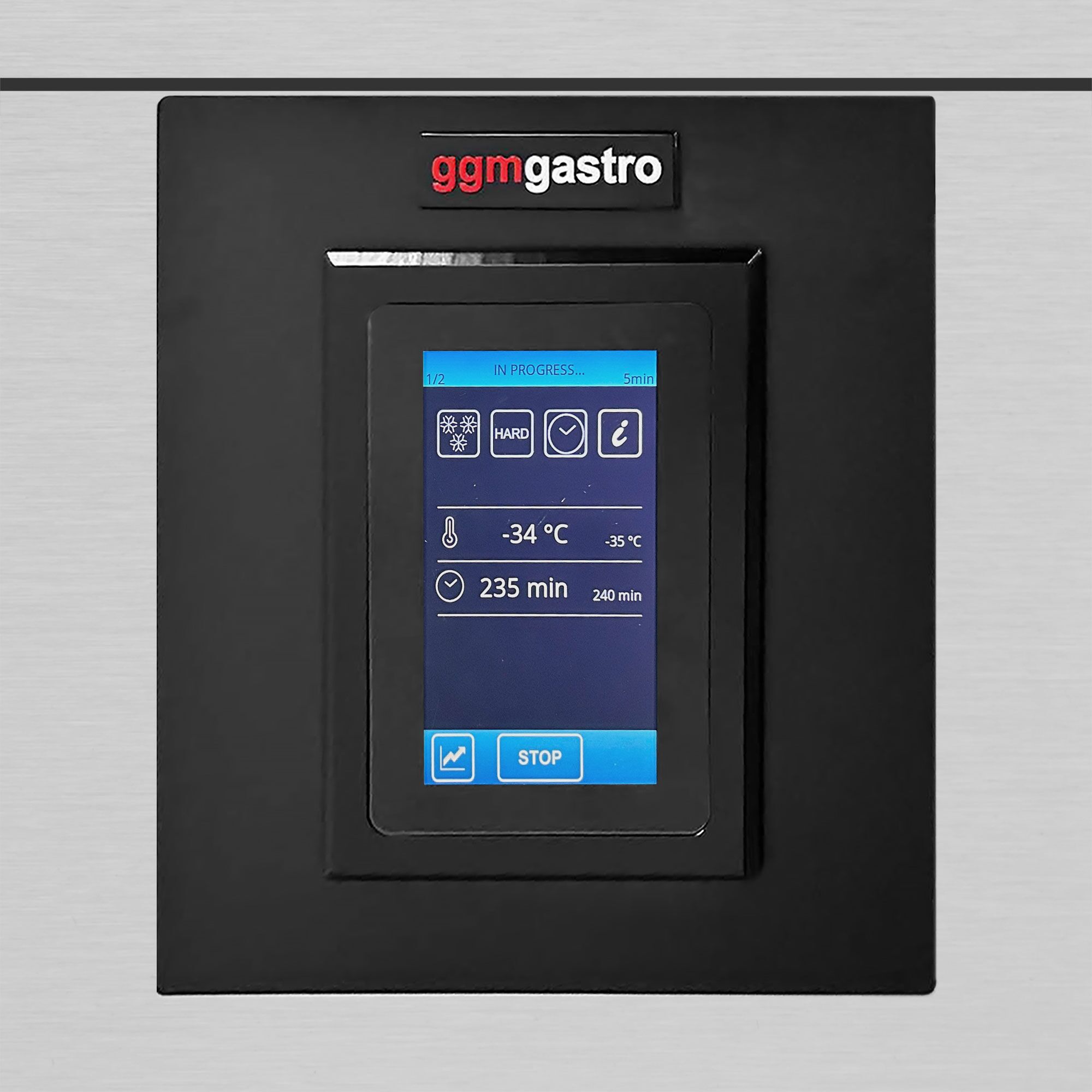 Cellule de refroidissement rapide - écran tactile - 120 litres - 5 x GN 1/1