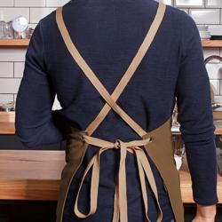 KARLOWSKY | Chef & Barista Bib Apron Urban Nature – Cinnamon - 700x850 mm - Cross-back straps