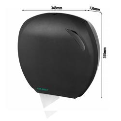 AIR-WOLF | Büyük Rulolar için Tuvalet Kağıdı Dispenseri - 290 mm'ye kadar 1 büyük rulo için - ABS plastik - antrasit
