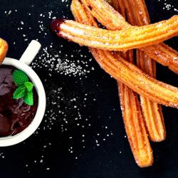 Trémie pour churros - 1L - Inox