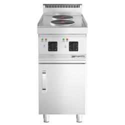 Elektrisk spis - 2x plattor rund (5,2 kW) inkl. underrede | kokspis | spis med plattor | restaurangspis | spis