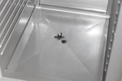 Szafa chłodniczo‑mroźnicza PREMIUM - GN 2/1 - 1400L - 1400x810mm - 2 drzwi - chłodzenie wentylowane; zamek