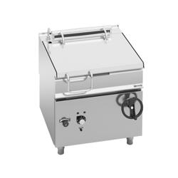 Kantelbare braadpan PAOLO 900 - elektrisch - 80L - 9,6kW - handwiel en vulkraan - 900 - 400V