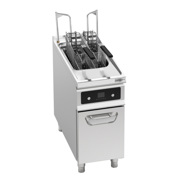 Frytownica elektryczna - 22 litry - 22 kW - z automatycznym podnoszeniem kosza & systemem filtrowania oleju	