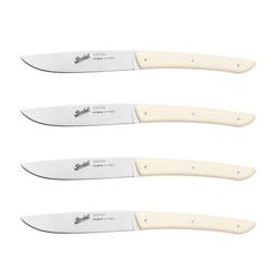 (4 pièces) BERKEL | Couteaux à steak - Crème - Lame : 110 mm