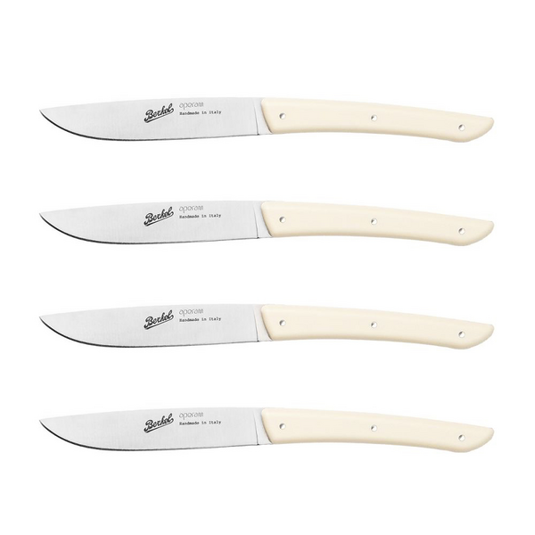 (4 stuks) BERKEL | Steakmes - Crème - Mes: 110mm