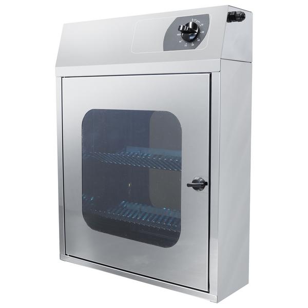 Armário esterilizador de facas UV - para 30 facas - 20W - Temporizador até 120min - incl. suporte para facas